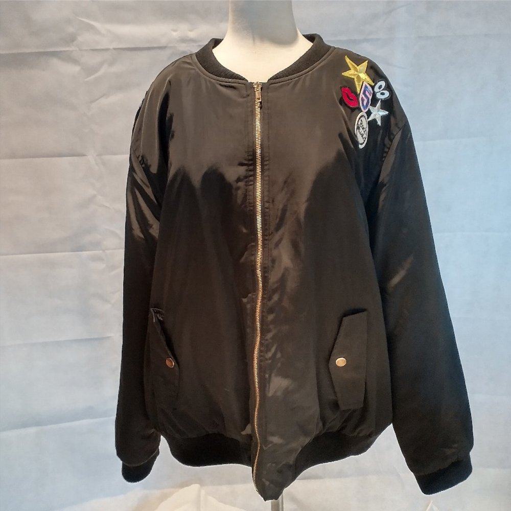 Alice & You Bomber Jacket With Badge Detail